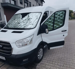 Maty termiczne kamper/kampervan 3 części przednia szyba + dwie boczne